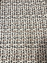 Big Letter Design on Polyester Spandex Fabric with Dull Matte Black/Silver Foil