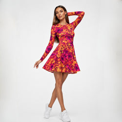 RESTOCKED Neon Tropical Hibiscus Floral Heavy Stretch Nylon Spandex Fabric